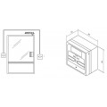 Кнопка аварийного выхода HikVision DS-K7PEB (красная)