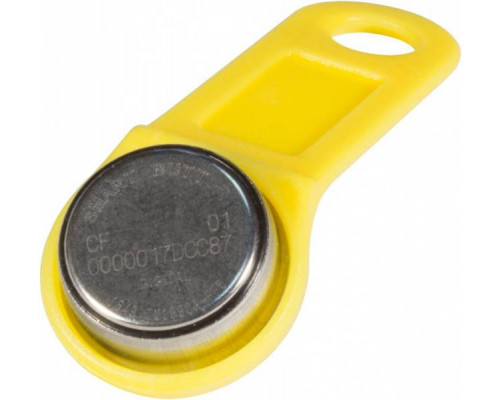 Ключ Touch Memory SB 1990A (желтый) с держателем