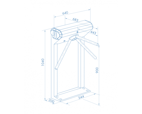 PERCO PERCO-KT02.9 С АКТИВИРОВАННЫМ ПО PERCO-WS И МОДУЛЕМ ПО PERCO-WM01