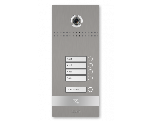 BAS-IP BI-04FB SILVER IP вызывные панели