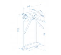 PERCO PERCO-KT02.9 С АКТИВИРОВАННЫМ ПО PERCO-WS И МОДУЛЕМ ПО PERCO-WM01(АНТИПАНИКА)