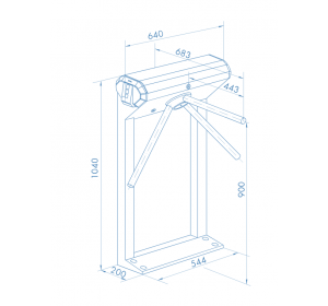 PERCO PERCO-KT02.9 С АКТИВИРОВАННЫМ ПО PERCO-WS И МОДУЛЕМ ПО PERCO-WM01(АНТИПАНИКА)