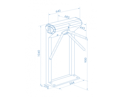 PERCO PERCO-KT02.9 С АКТИВИРОВАННЫМ ПО PERCO-WS И МОДУЛЕМ ПО PERCO-WM01(АНТИПАНИКА)