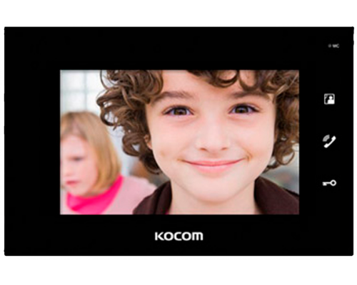 KOCOM KCV-A374 ЧЁРНЫЙ Домофон