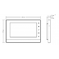 TRUE-IP TI-2750WS(БЕЛЫЙ С СЕРЕБРОМ) Домофон
