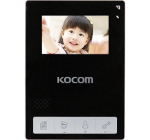 KOCOM KCV-434SD ЧЕРНЫЙ Домофон