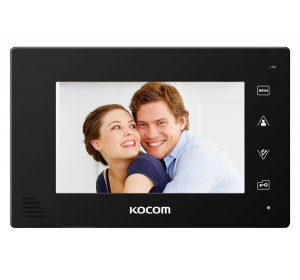 KOCOM KCV-A374-4 (ЧЕРНЫЙ) Домофон