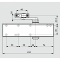 DORMA TS PROFIL EN2/3/4+SIZE5 BCA(СЕРЫЙ) Доводчик