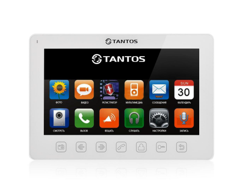TANTOS PRIME SLIM(XL)[БЕЛЫЙ] Домофон